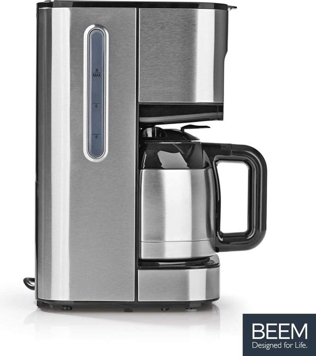 Produktbild Beem Filterkaffeemaschine Fresh Aroma Touch, 800W Schwarz/Silber
