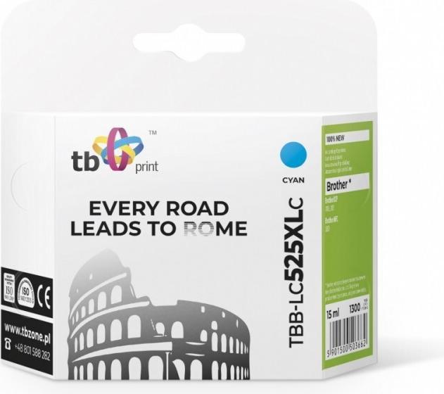 Image du produit Tusz do Brother LC529/539TBB-LC525XLC CY (C)