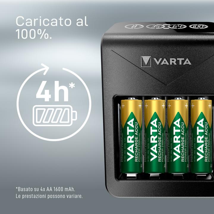 Produktbild Varta LCD Plug Charger+ (1 Stk., AA, 2100 mAh, Ladegerät inkl. Akku)