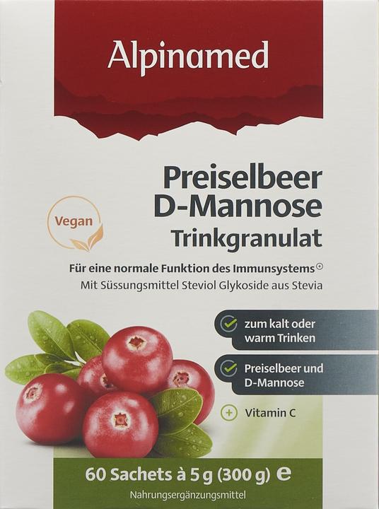 Produktbild Alpinamed D-Mannose Trinkgranulat (60 Stück, Granulat, 5 g)