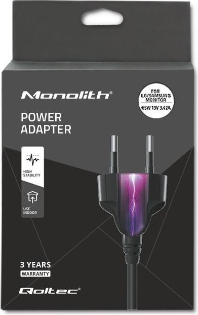 Image du produit Qoltec 51773 Adaptateur électrique pour moniteur Samsung