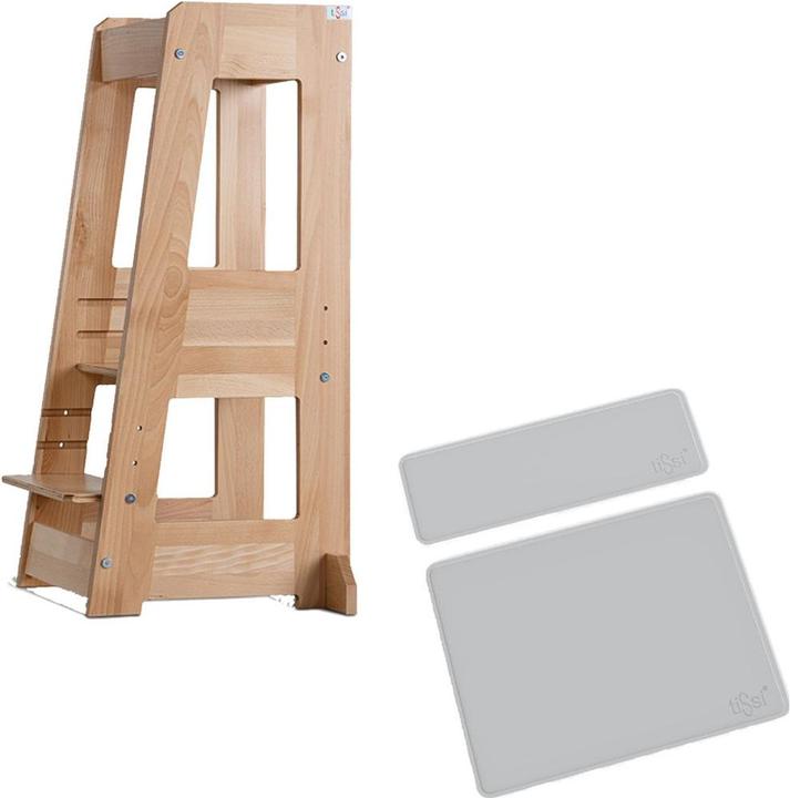 Tissi Lernturm Felix mit Anti Rutschmatten Set