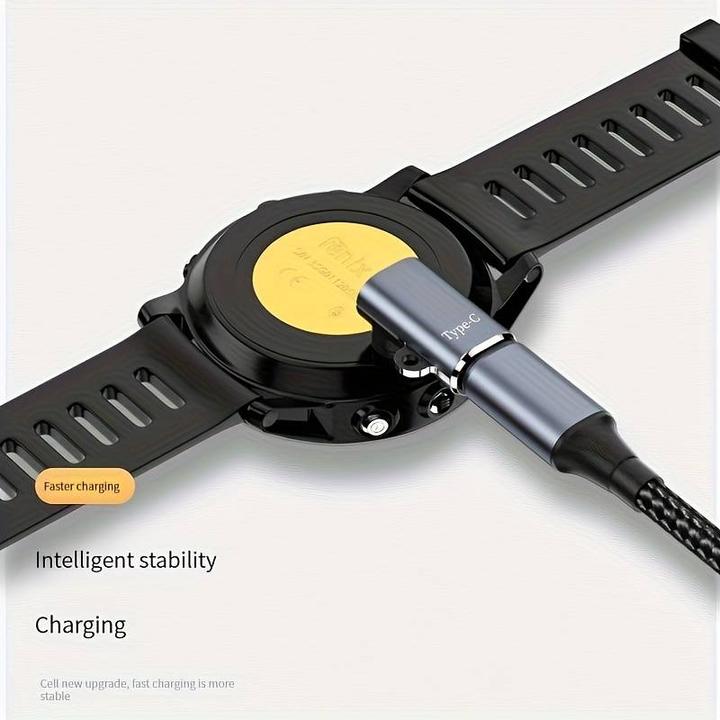 Actual product image PhoneLook Adaptateur chargeur universel pour montre Garmin avec prise Lightning (iPhone)