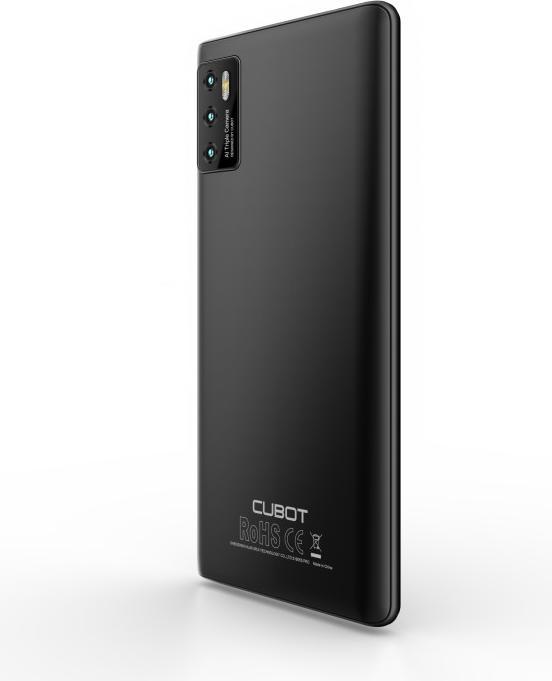 Actual product image Cubot P50 (Dual Sim - 6.217", 128 GB, 6 GO RAM) Black (128 GB, Black, 6.20", Hybrid Dual SIM, 12 Mpx)