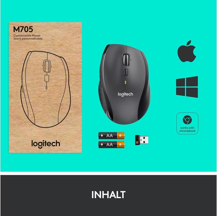 Productafbeelding Logitech Marathon M705 (Draadloze)