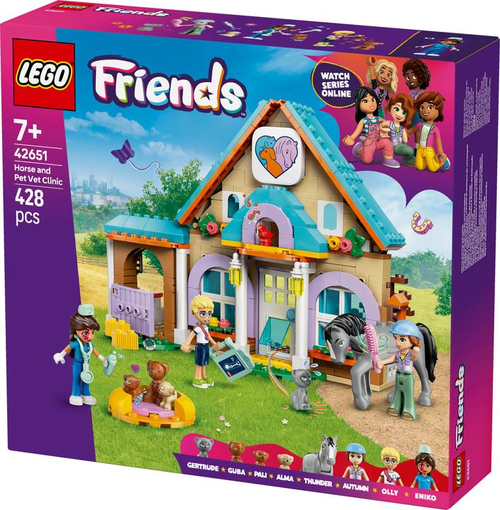 Actual product image LEGO Tierarztpraxis für Pferde und Haustiere (42651, LEGO Friends)
