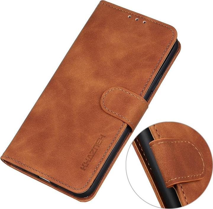 Actual product image Cover-Discount Xiaomi Redmi Note 11 / 11S - leather case cover brown (Xiaomi Redmi Note 11)