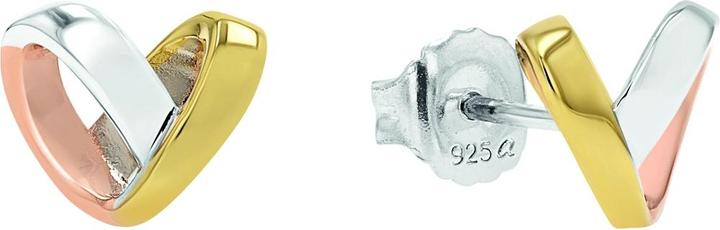 Amor Ohrschmuck für Damen, 925 Sterling Silber | Herz (Silber 925)