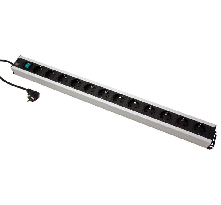 Produktbild Bachmann Verlängerungsschnur (12 x, CEE 7/3, 2 m)