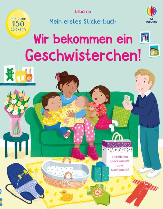 Actual product image My first sticker book: We're having a baby brother or sister!