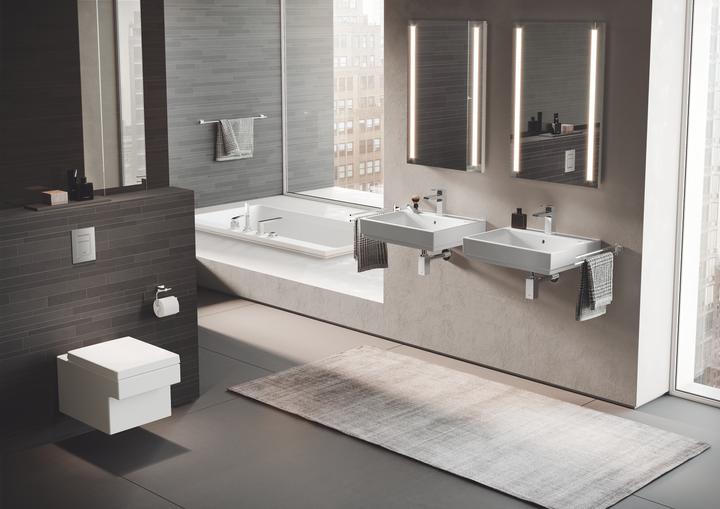 Actual product image Grohe Eurocube single lever basin mixer M-Size