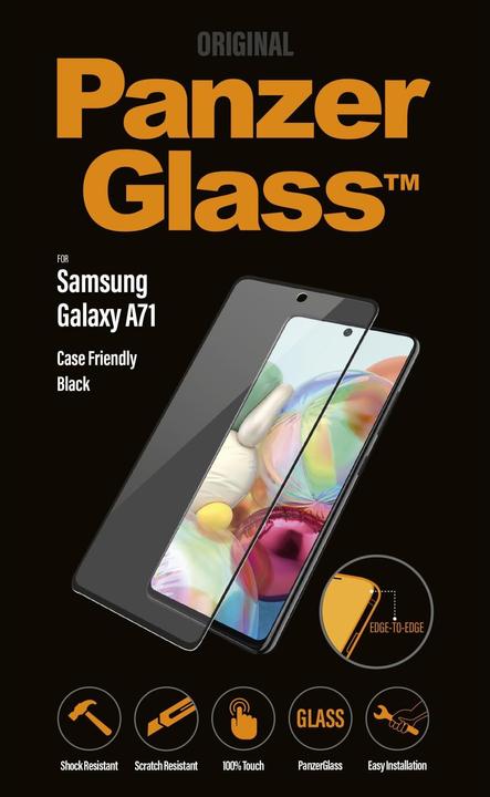 Actual product image PanzerGlass edge to edge (1 Piece, Samsung Galaxy A71)