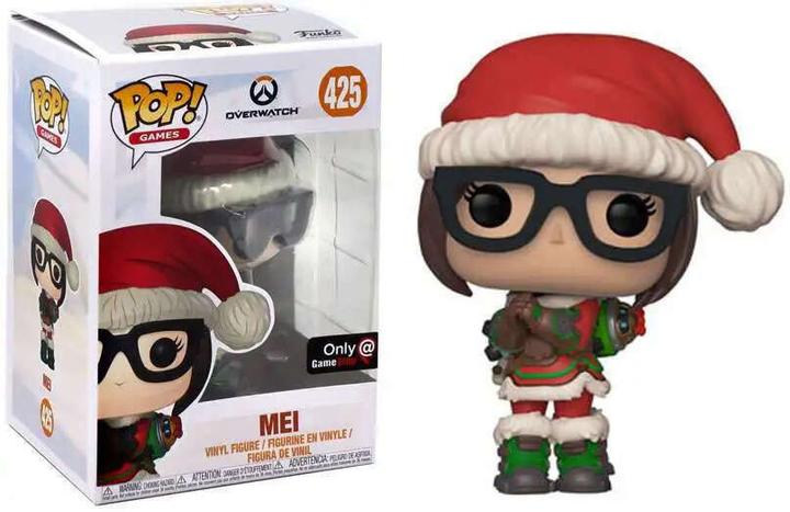 Actual product image Funko POP! Overwatch Mei (Santa) Exclusive