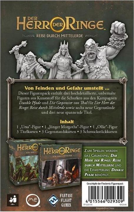 Produktbild FFG FFGD0176 - Geschöpfe der Finsternis - Erw. für: Herr der Ringe Reise durch Mittelerde (Deutsch)