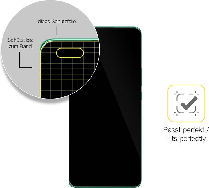 Immagine prodotto Dipos 3D Full-Cover Pellicola Protettiva (1 Pezzo/i, Huawei Nova 11 Pro)