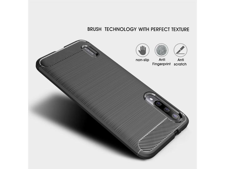 Immagine prodotto Screenguard Xiaomi Mi A3 Scafo Carbonio Spazzolato Morbido TPU (Mi A3)