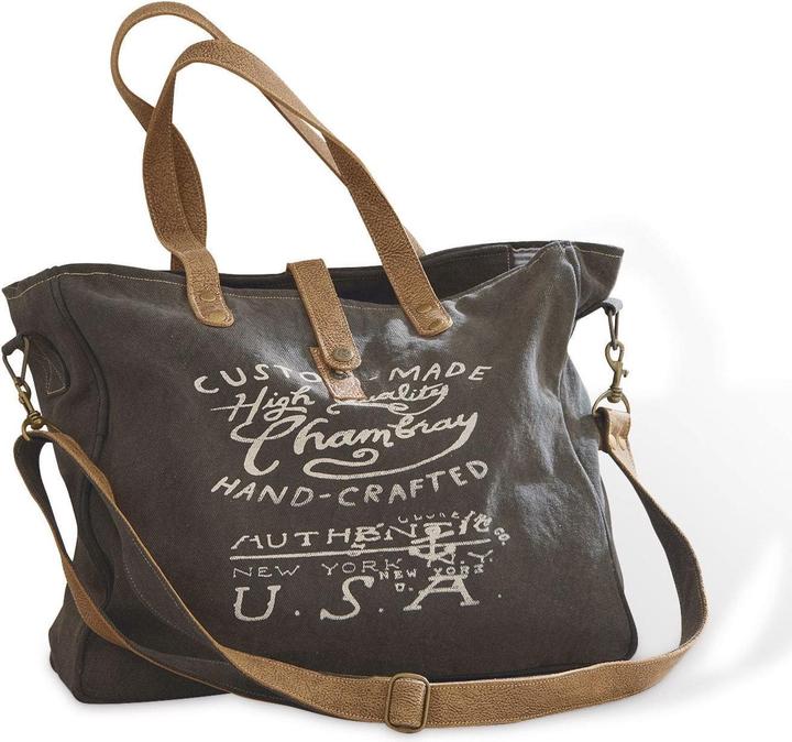 Actual product image Loberon Bag Kamjenia dark grey/brown