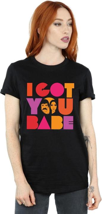 Immagine prodotto Sonny & Cher I Got You Maglietta Ampia Donna (M)