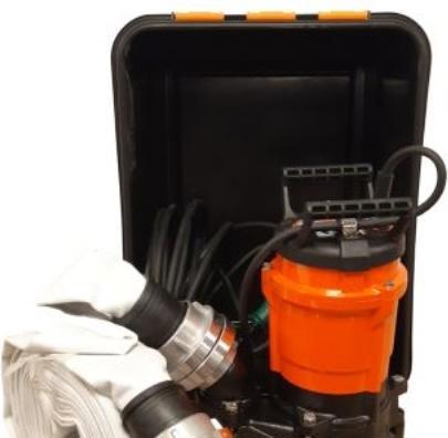 Actual product image Sydvesta Entreprenørpumpe SPX 400 RW, Max kapacitet 233 l/min,Max løftehøjde 12 mtr.Leveres i plast
