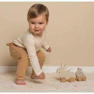 Actual product image Little Dutch Pull-along rabbit - Baby bunny FSC