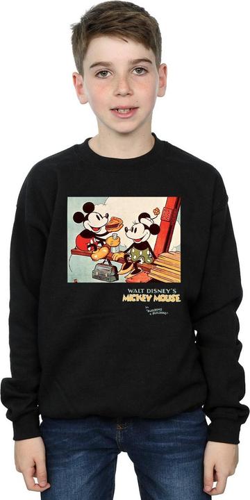 Produktbild Disney Mickey Mouse Building A Building Sweatshirt Jungen (140, 146)