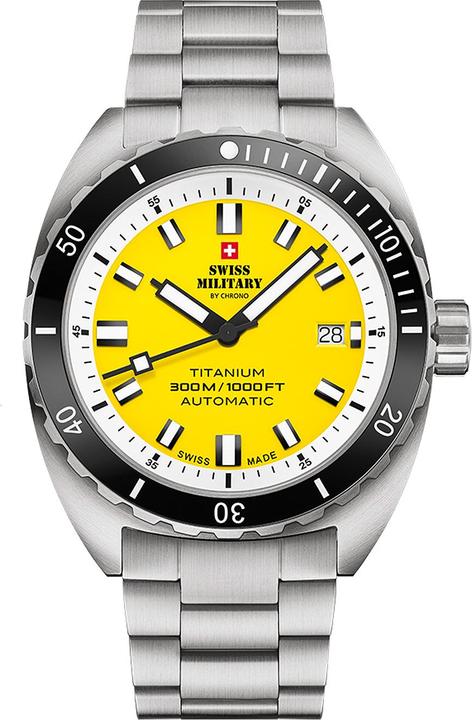 Image du produit Swiss Military SMA34100.05 Diver Titanium automatique 42mm 30ATM (Montre de plongée, 42 mm)