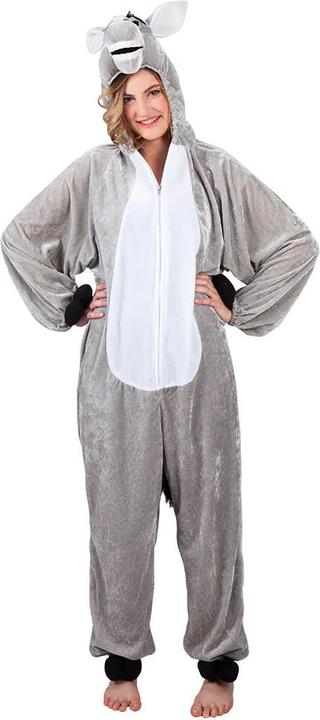 Actual product image Boland Donkey Child Costume: Plush Jumpsuit With Hood (140)