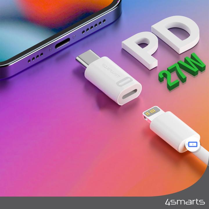 Actual product image 4smarts Lightning – USB type C (0.01 m, USB 2.0)