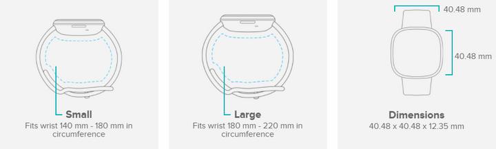 Produktbild Fitbit Versa 3 (40.48 mm)