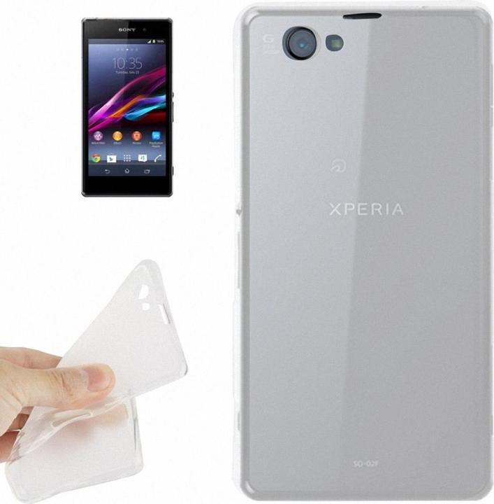 Actual product image König Design Mobile Phone Case Translucent TPU Case for Sony Xperia Z1 mini Transparent (Sony Xperia Z1 Compact)