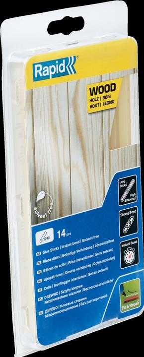 Produktbild Rapid Holz Klebesticks Ø12x190mm 14 Stück