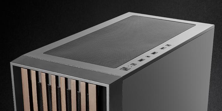 Actual product image Mars Gaming Boitier Moyen Tour Atx Mc-Wood RGB Avec Panneau Vitré (Noir/Chrome) (mATX, ATX, Mini-ITX)