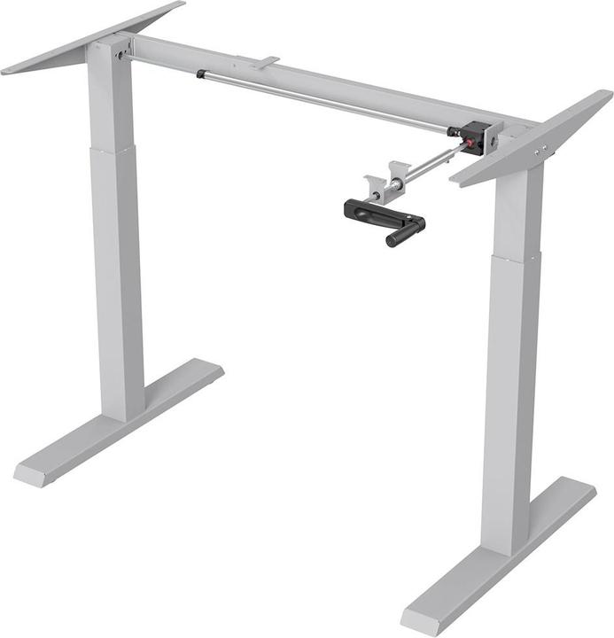 Immagine prodotto Ergo Office Scrivania Sit-stand Struttura della scrivania Scrivania manuale regolabile in altezza max. 123 cm