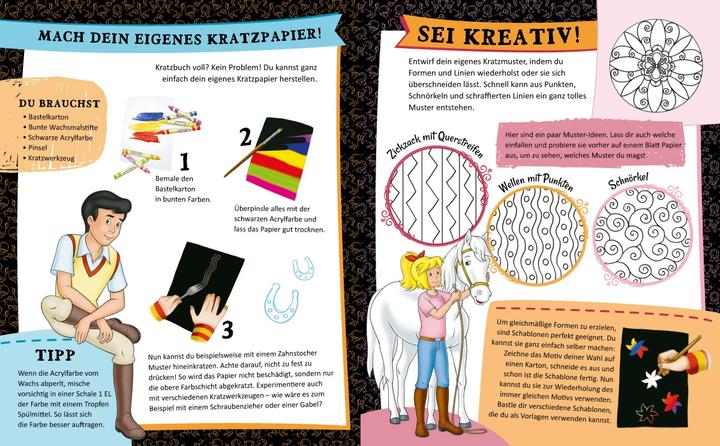 Immagine prodotto Bibi & Tina - Mein pferdestarkes Kritzel-Kratzel-Buch (Tedesco, Cognato & Steinlein, 2020)