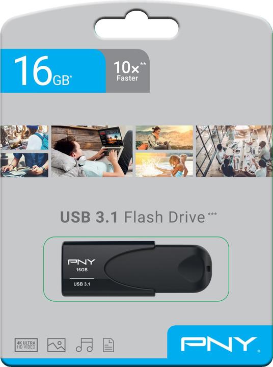 Actual product image PNY Attaché 4 3.1 (16 GB, USB-A, USB 3.1)