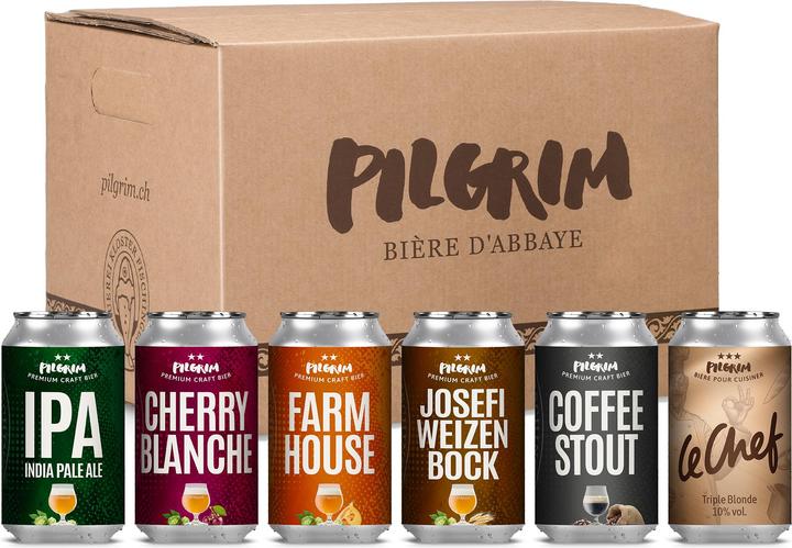 Immagine prodotto Pilgrim Miscela di birre artigianali (12 x 33 cl)