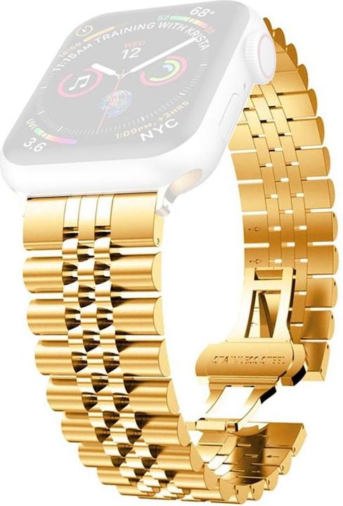 Produktbild Cover-Discount Apple Watch 42 / 44mm - Edelstahl Armband Maschen gold (42 mm, 44 mm, Edelstahl)