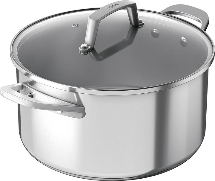 Image du produit Ninja NIA Sauteuse 20cm acier inoxydable (20 cm, Cocotte + faitout, Acier inoxydable)