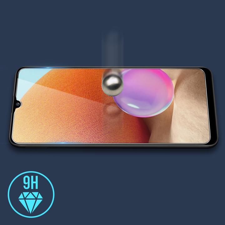 Actual product image Avizar Crystal clear film, glass screen protector (1 Piece, Samsung Galaxy A32)