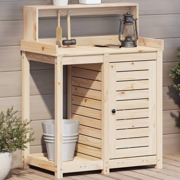 VidaXL Table à plantes avec étagères