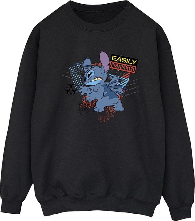 Immagine prodotto Disney Lilo And Stitch Easily Distracted Felpa Donna (M)