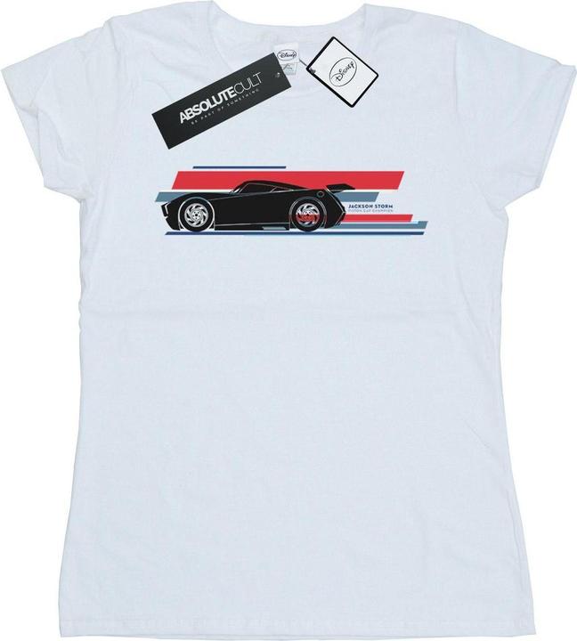 Image du produit Disney - T-shirt CARS JACKSON STORM STRIPES - Femme (XL)