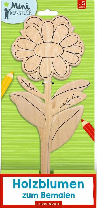Produktbild Holzblumen zum Bemalen