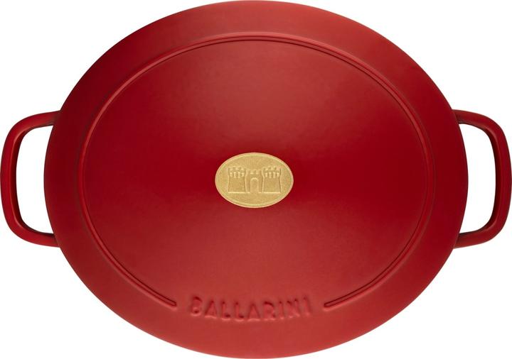 Image du produit Ballarini Cocotte BELLAMONTE 29 cm ovale 4,5 litres en fonte rouge (29 cm, Cocotte + faitout, Fonte)
