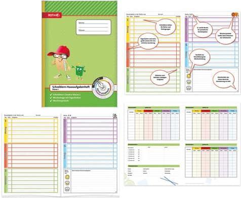Actual product image Roth Writing homework book Compass, 1st grade, DIN A4 (A4, No binding, German)