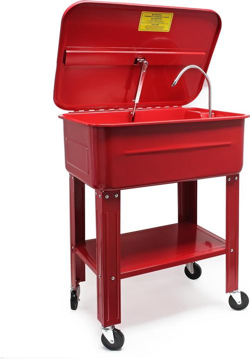 Produktbild Wiltec Teilewaschgerät 75,7L Stahl Teilereiniger Teilewäscher Rollbar