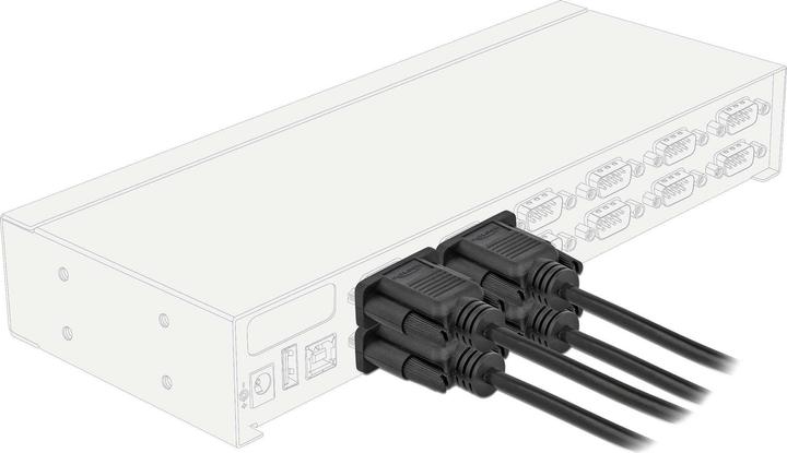 Immagine prodotto Delock Cavo seriale RS-232 D-Sub 9 femmina a femmina null modem con alloggiamento del connettore sottile (2 m, VGA)