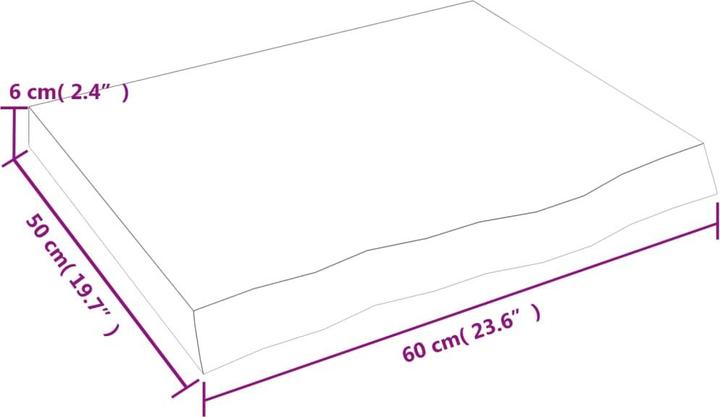 Actual product image VidaXL Emerald (60 x 50 x 6 cm)