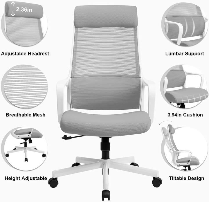 Immagine prodotto Melokea Sedia da ufficio ergonomica