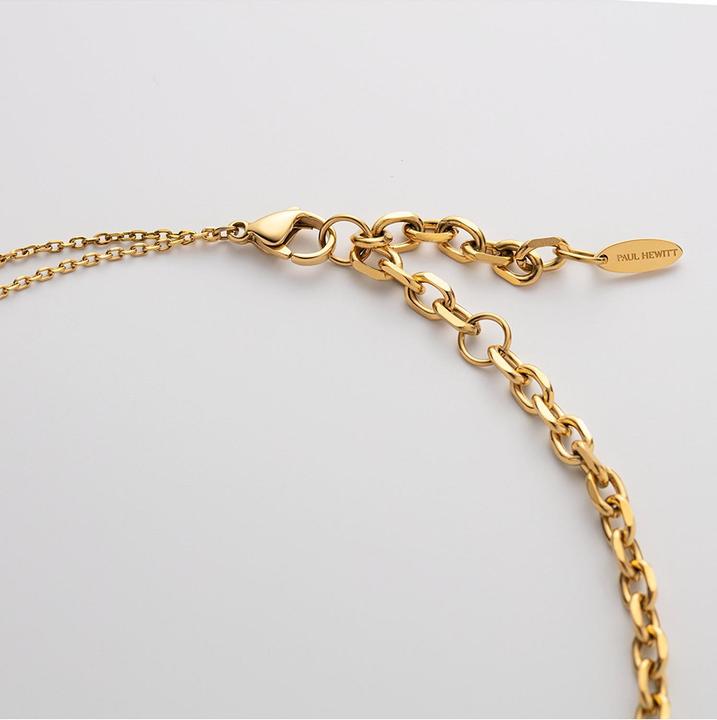 Actual product image Paul Hewitt Treasure necklace gold with pearl (Stainless steel, 45 cm)